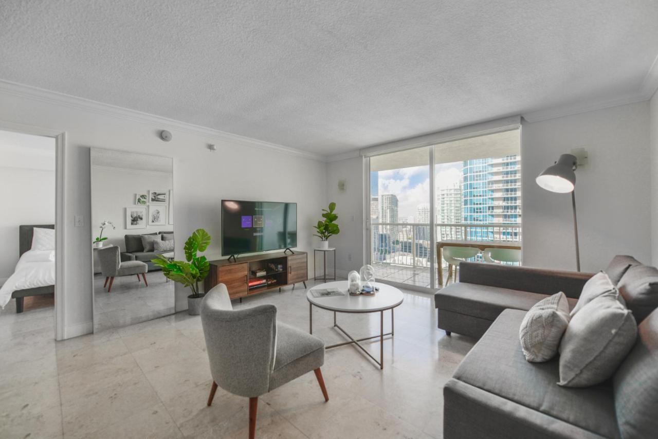 Centric Modern 40Thfloor Brickell Condo Free Parking By Palermo Home Miami Dış mekan fotoğraf
